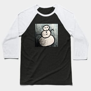 Cute Snowman Baseball T-Shirt